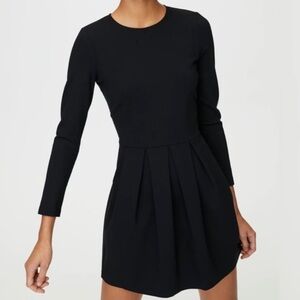 Aritzia Wilfred Dark Gray Long-Sleeve Dress - Excellent Condition, XXS